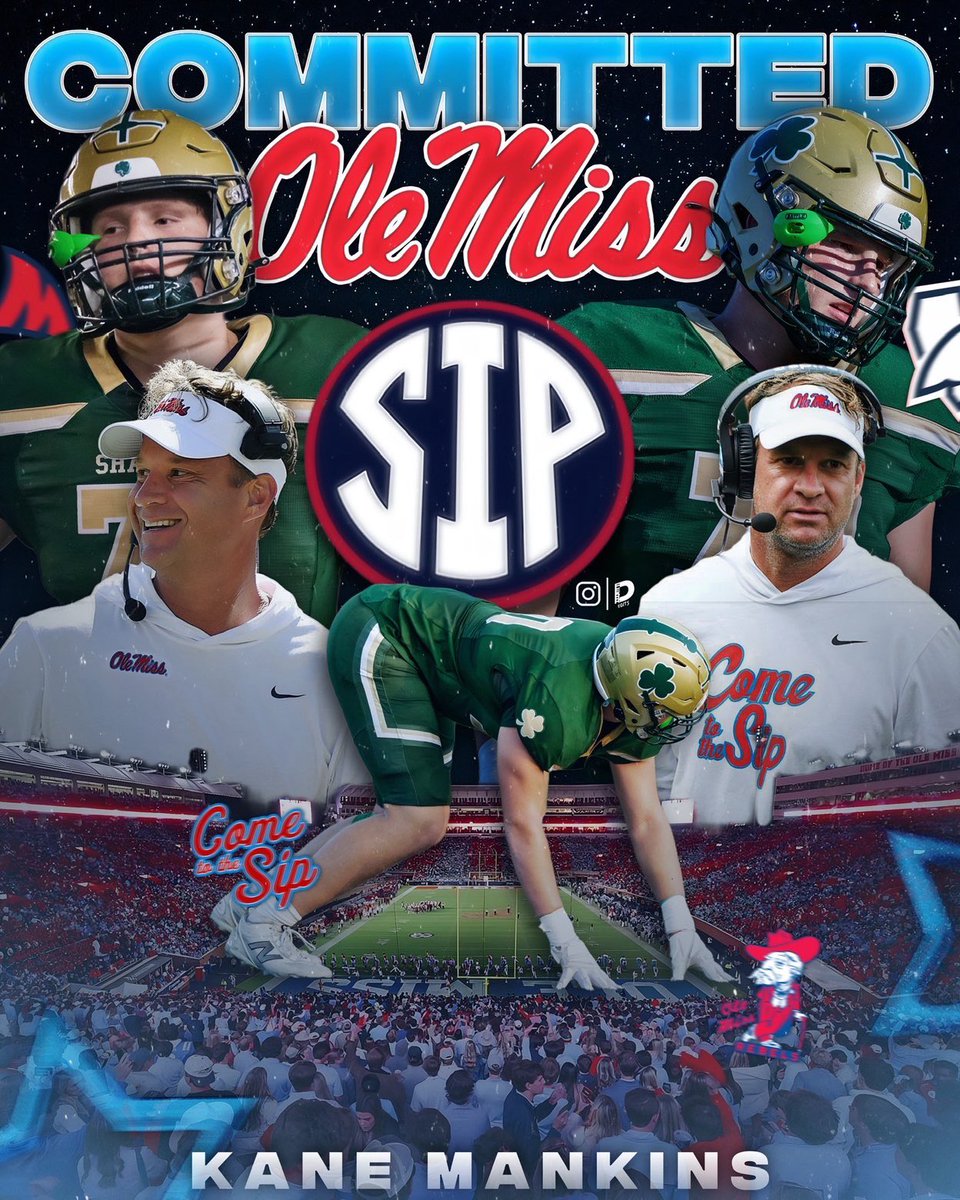 100% Committed <a href="/OleMissFB/">Ole Miss Football</a> <a href="/CoachGarrisonOL/">John Garrison</a> <a href="/OMMikeWilliams/">Mike Williams</a> #ComeToTheSip