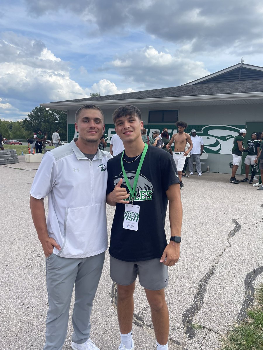 Had a great game day visit <a href="/cmueaglesFB/">Central Methodist Football</a>. Thank you <a href="/CoachCSmitty/">Caleb Smith</a> for the invite!