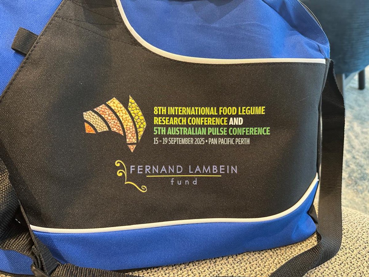 grasspeanet's tweet image. 🌱 Proud to see the #FernandLambeinFund sponsoring the bags at #IFLRC2025 #APC2025  a small bag carrying a big message of resilience for #Grasspea &amp;amp; pulses! 🫛 @ShivKAgrawal @ICARDA @VidhiPriyanka @K_B_Foundation @CropTrust 
iflrc-apc2025.com