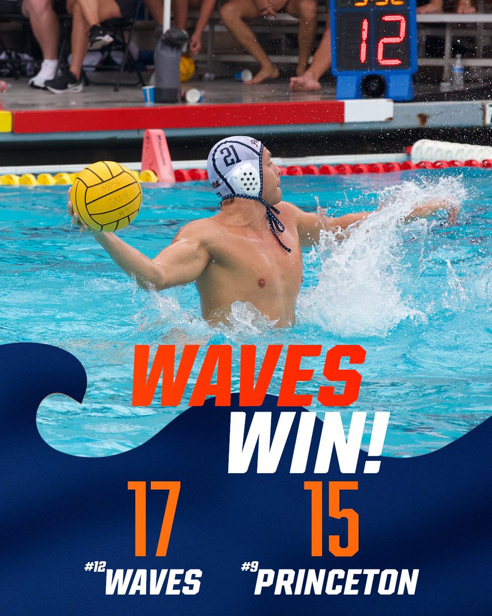WAVES WIN! 🫡

Pepperdine finishes the MPSF Invite with a 3-1 record, led by Matty Walsh (4 goals) and Reed Pantaleon (3 goals) to take down No. 9 Princeton!

#MakeWaves