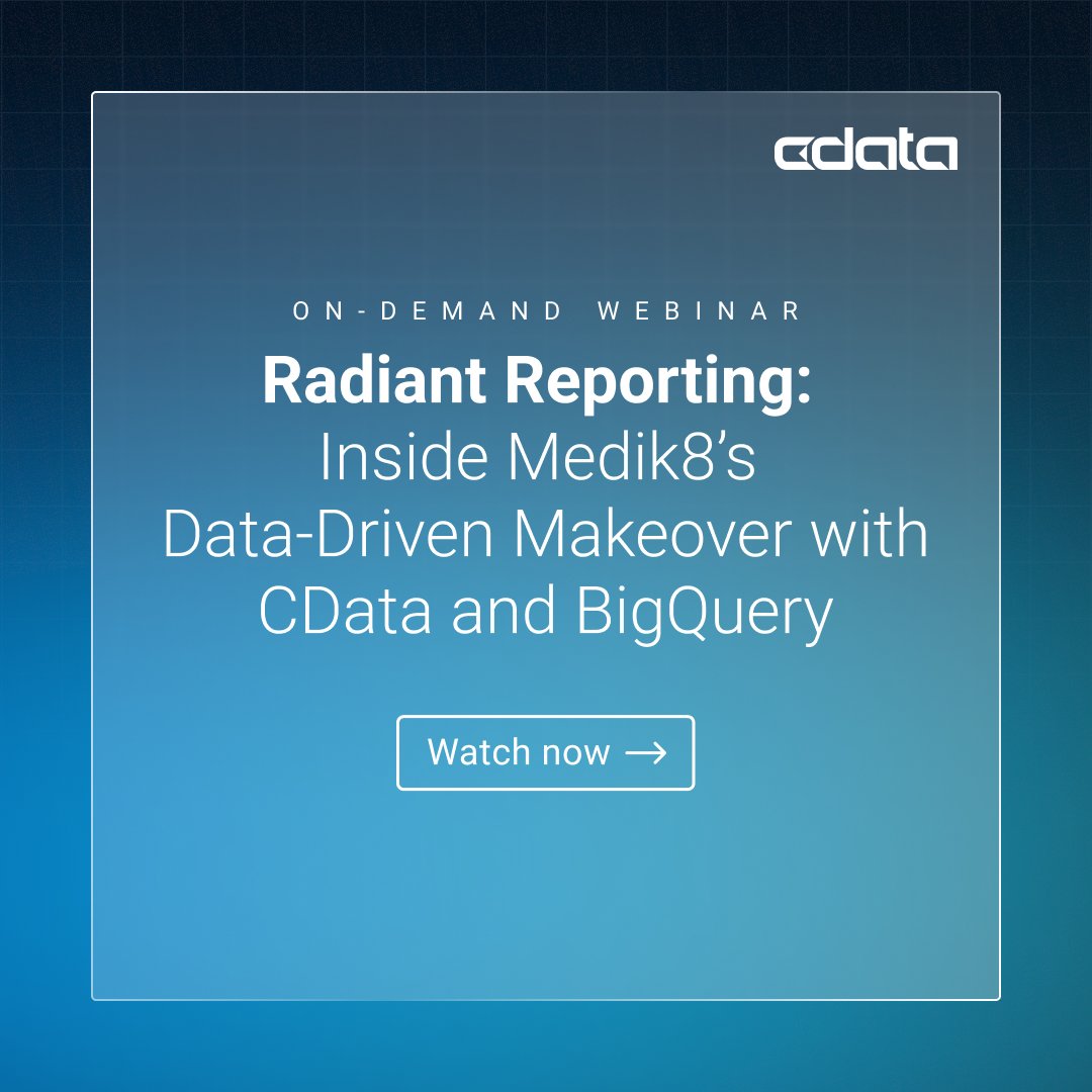 cdatasoftware's tweet image. How did Medik8 scale globally with clean, trusted data? 🌐 Join @officialmedik8 and #GoogleCloud to see how BigQuery + #CData made it happen: bit.ly/4lI60Ls
#DataStack #Analytics #Ecommerce #OnDemand