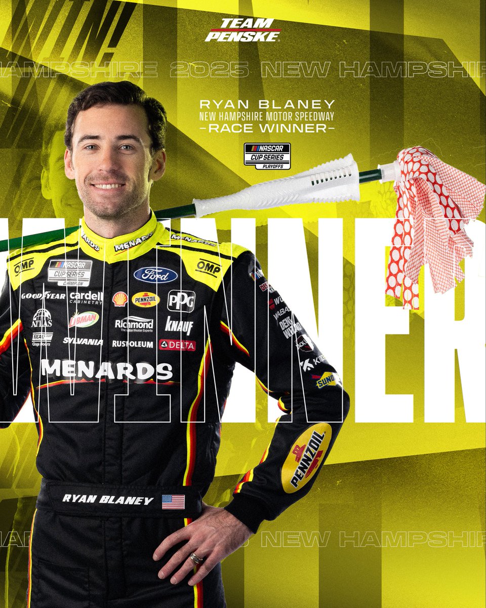 Team_Penske's tweet photo. Swept the competition. 

@Blaney wins in New Hampshire! https://t.co/9159FOXA4b