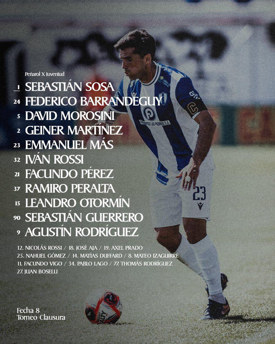 🚨𝑨𝑳𝑰𝑵𝑬𝑨𝑪𝑰𝑶𝑵𝑬𝑺 𝑪𝑶𝑵𝑭𝑰𝑹𝑴𝑨𝑫𝑨𝑺🚨

🗣️ <a href="/Soy_AGM/">Álvaro González Márquez</a> ya está pronto para relatar el partido.

👇 Lo escuchás acá 👇
👂 99.5 fm <a href="/DelSolUy/">DelSol 🔊 99.5</a>
 🛜 delsol.uy/envivo
🖥️ youtube.com/live/enw_rNKcQ…