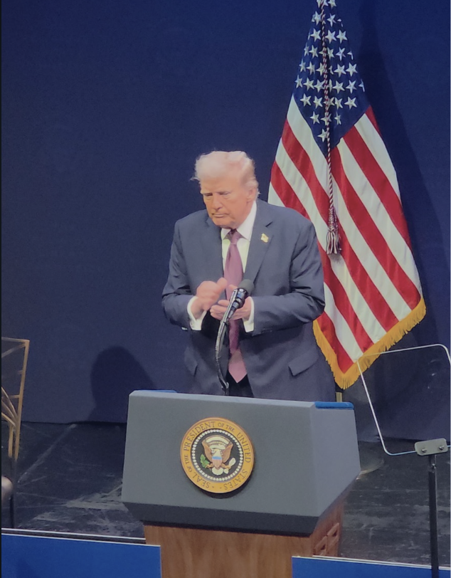 RedWaveReport2's tweet photo. Trump appreciation post! Make up your own hashtag and share it in the comments! 

#47thPrez
#MAGA
#Icon
#SMTInnovatorsF25 https://t.co/plEKMumCd9