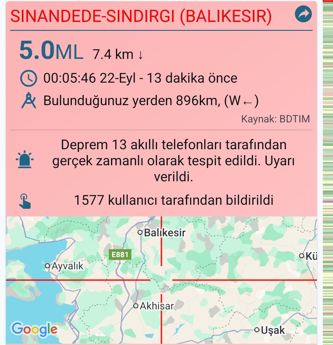Balıkesir'de Deprem: 5.0

#SonDakika 
#Deprem
#Balıkesir