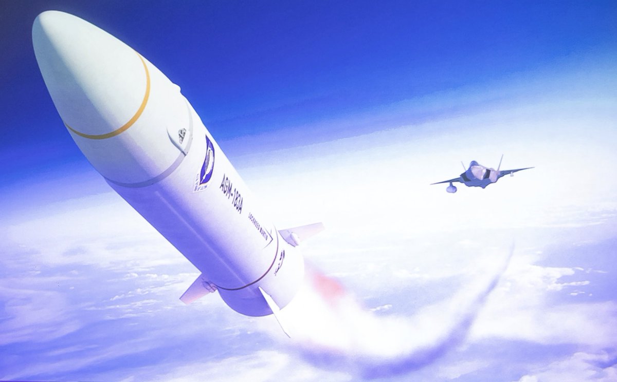 AirPowerNEW1's tweet image. AGM-183 Air-Launched Rapid Response #Hypersonic Weapon #ARRW ➕#F35A via Lockheed Martin. #AFA2025