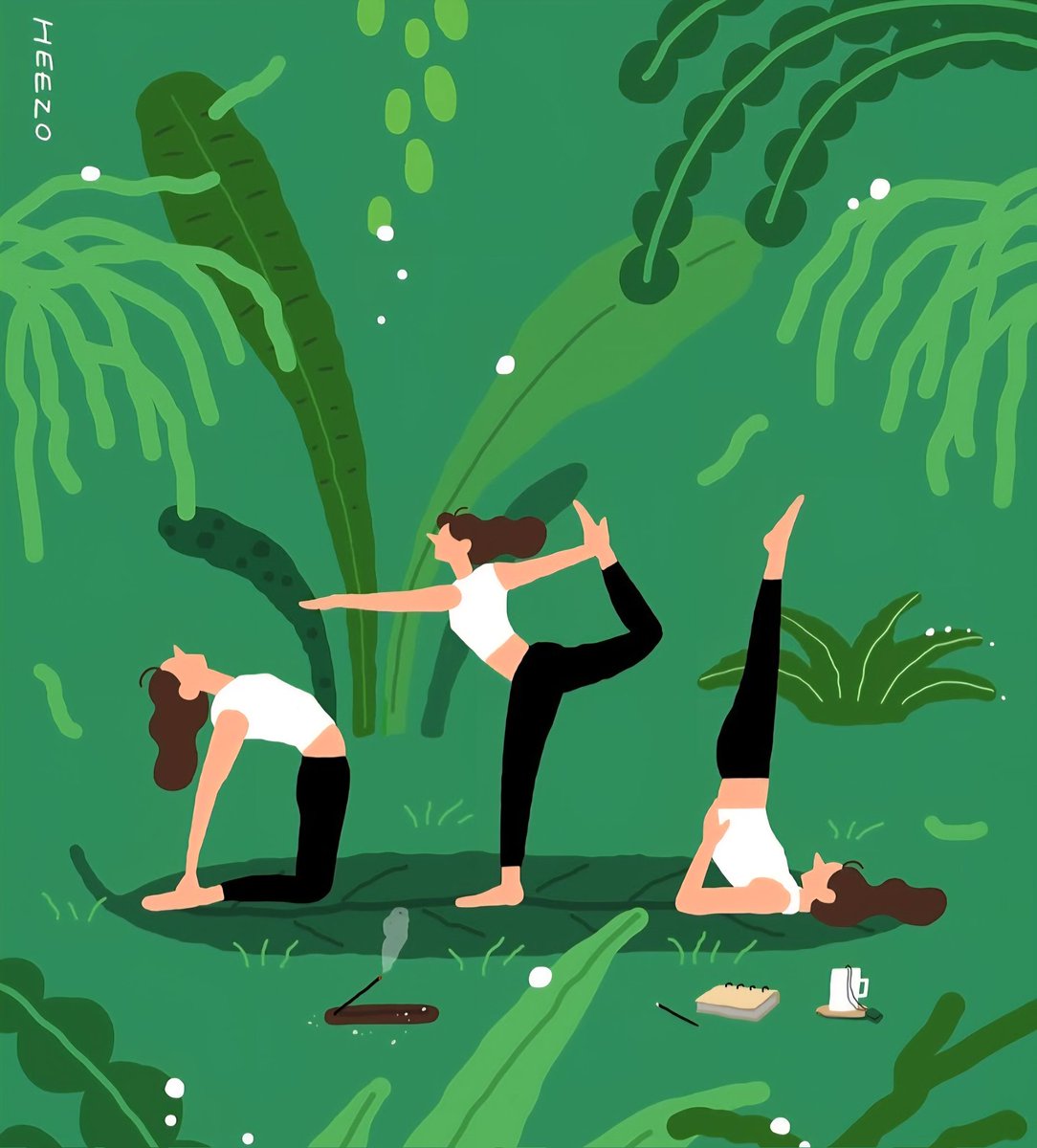 morning 🩵 
코어의 힘 🧘‍♀️⚖️
나의 중심이 잘 잡혀 있으면 
모든 게 순조로워진다
사람도, 일도, 하루도.