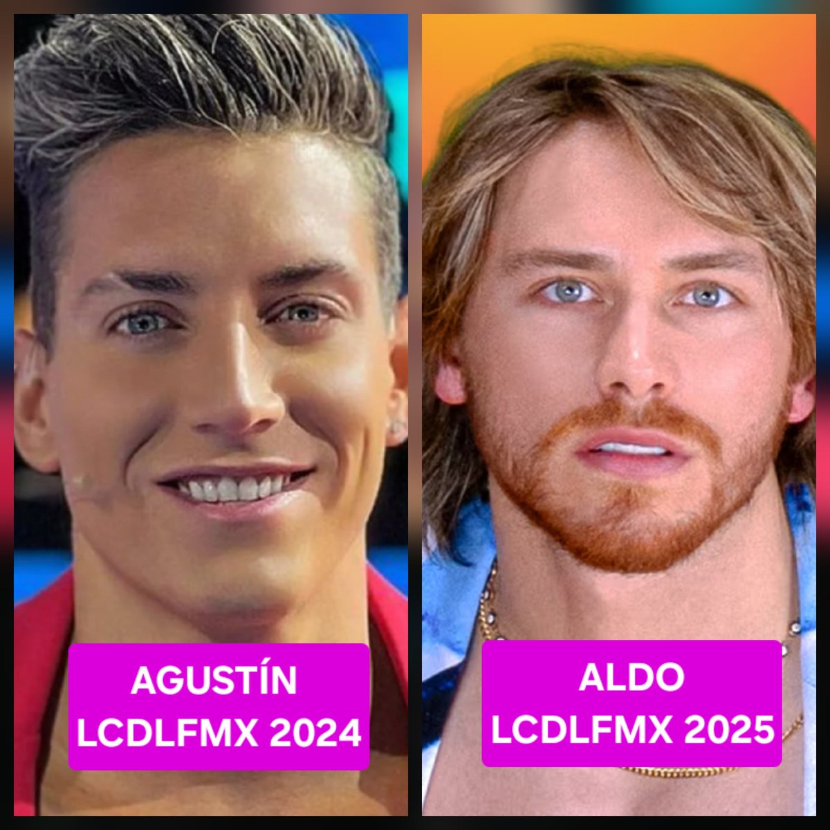 bnavrod's tweet photo. A ver... sólo por curiosidad.. a quién prefieren? 😆😆😆 #LCDFMX #AldoDeNigris #AgustínFernández #Endemol #Televisa #Telerisa #TelevisaTeIdiotiza https://t.co/OzOfRmXlKz