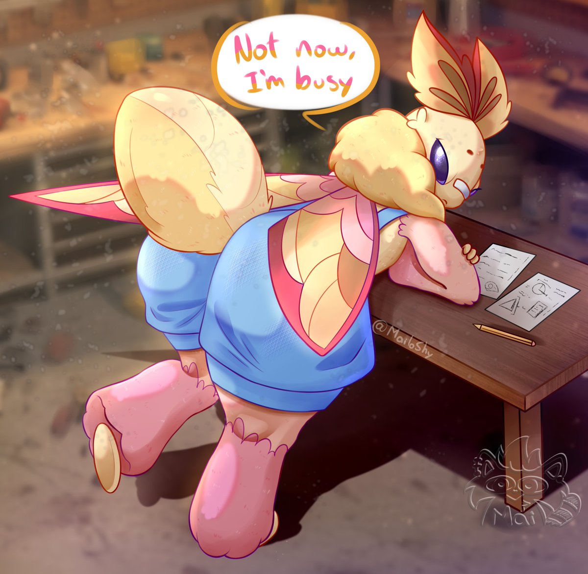 MailoShy's tweet photo. Commission!
The Admin isn't dead i swear 😭 Im just in a bad moment economically https://t.co/gIB6qIDSit