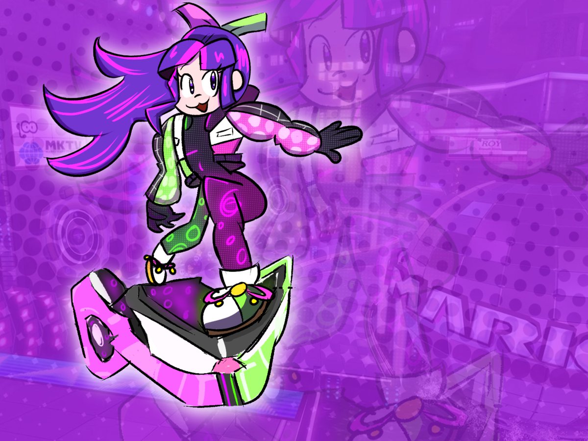 rhubarbarts's tweet image. Fanart of Melody for @funnyhoohooman
I love her Electrodrome design!!
#fanart #clipstudiopaint #mariokart