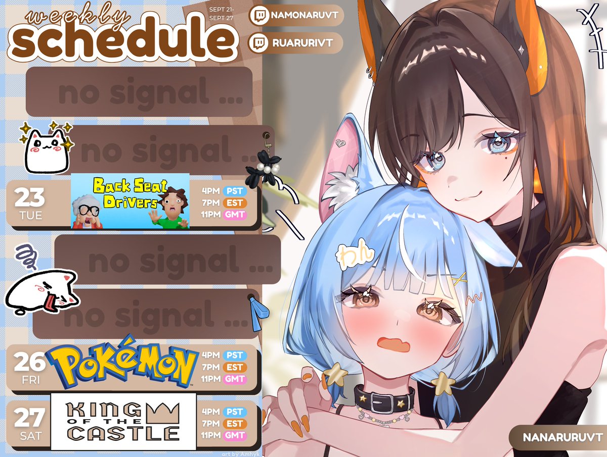 NanaruruVT's tweet image. ⋆⁺₊🐶📡WEEKLY SCHEDULE【09/21→ 09/27】

Let&apos;s have fun this week!
------------------------------------------
🎥#puppoclips
✏️#naruoodle
🔞#puppo34
🐶🐶#nanaruruvt