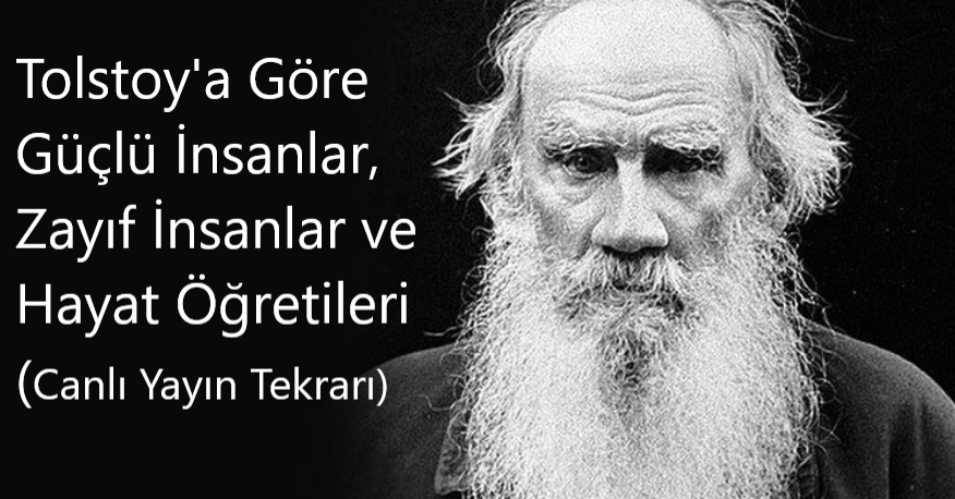 Tolstoy’a Göre Güçlü İnsanlar Zayıf İnsanlar ve Hayatın Anlamı 

Canlı yayında düşüncelerimi aktardım.
youtu.be/Fq3Z9UmnLMw?si… 

#tolstoy #hayatınanlamı #güçlüinsanlar #zayıfinsanlar