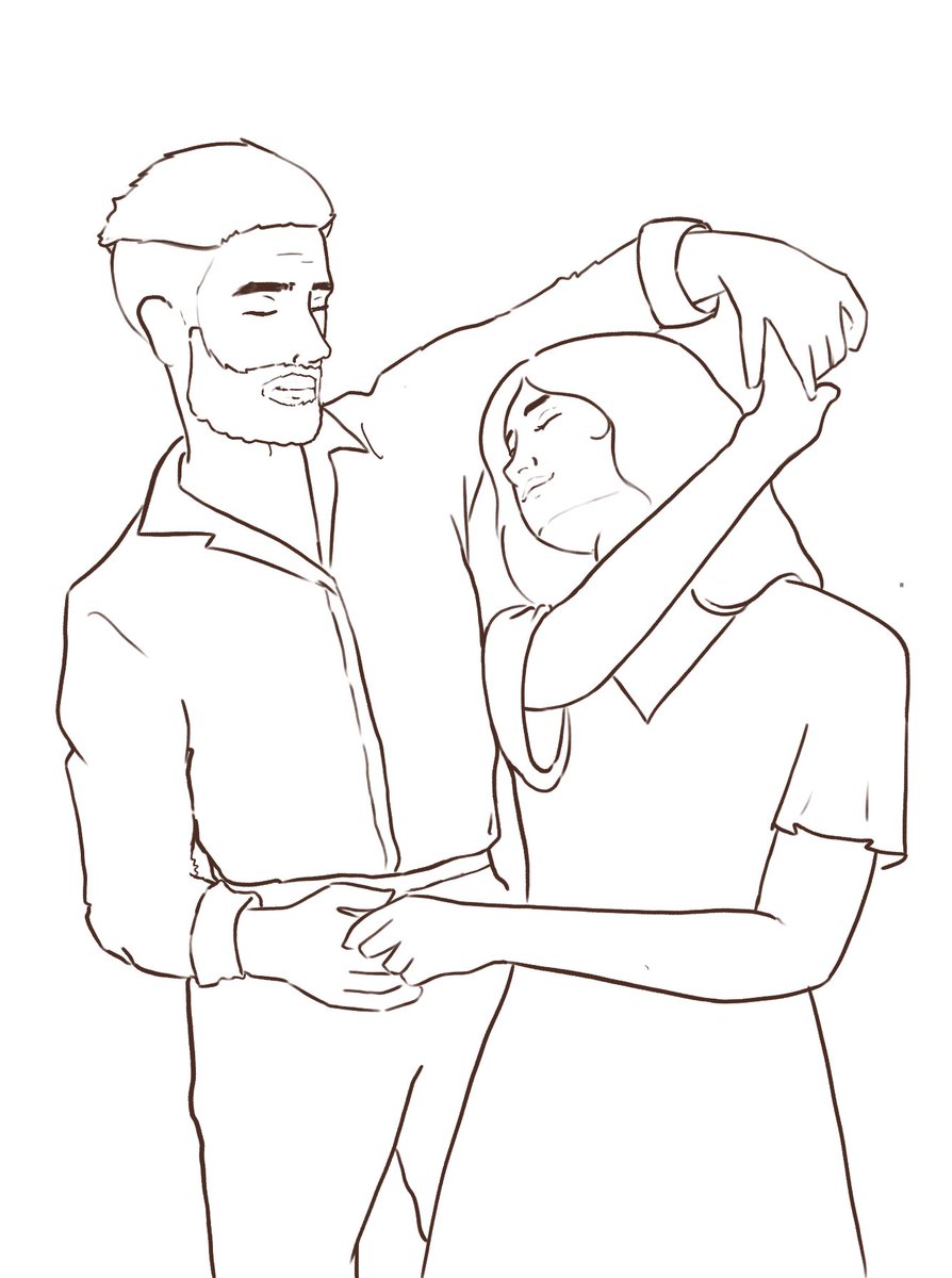 Nebela__'s tweet photo. WIP de Greris bailando https://t.co/9HrdichZtS
