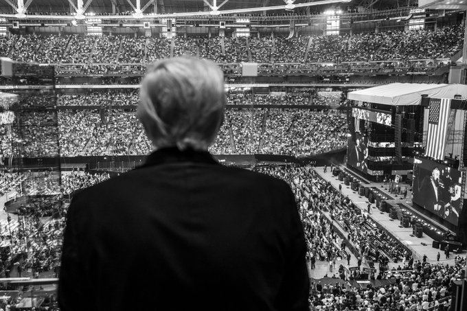 I think Trump just realized what Charlie built.

Historic.