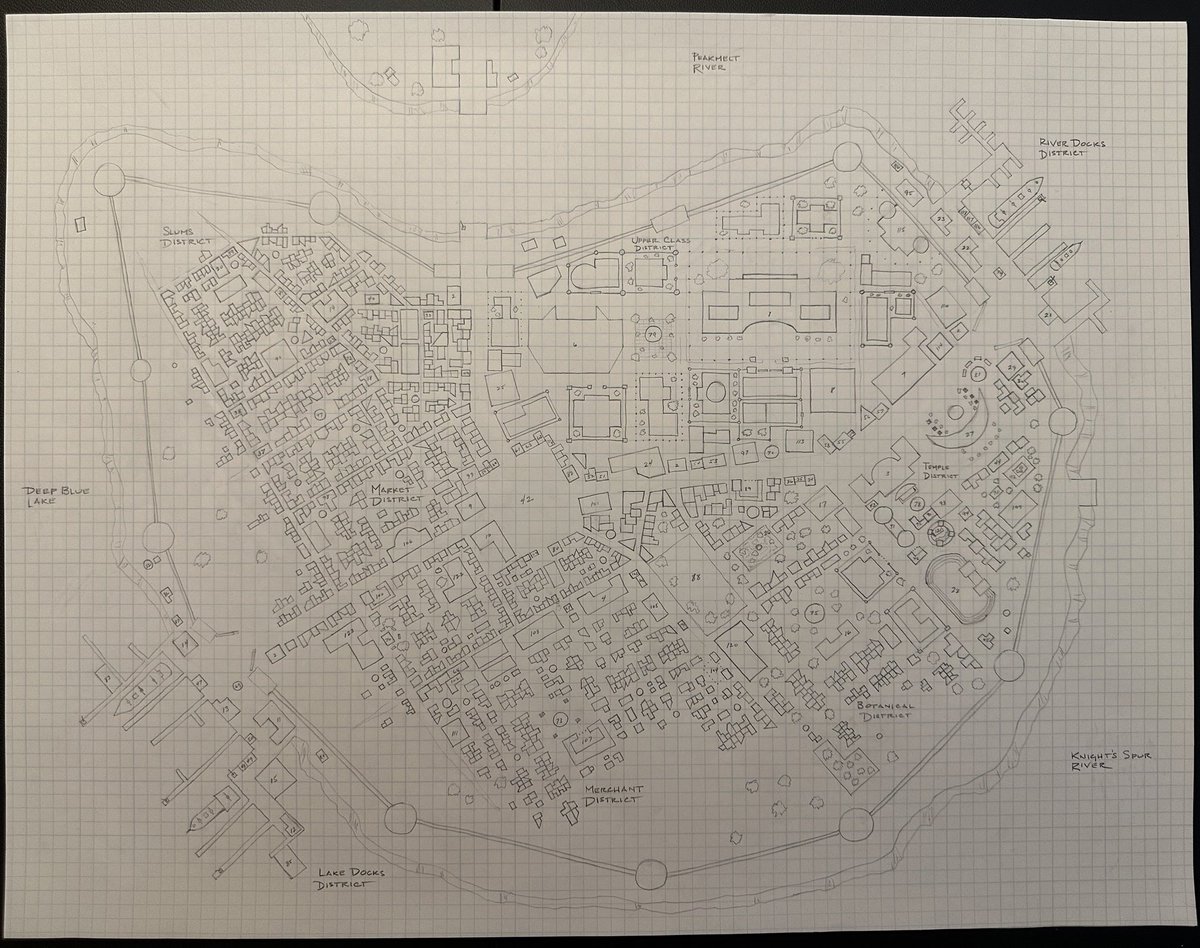 BroodingPaladin's tweet image. Calling it done.  Far from perfect but I learned a lot doing it. 
#ttrpg #TTRPGs #fantasymaps #castlesandcrusades #dnd