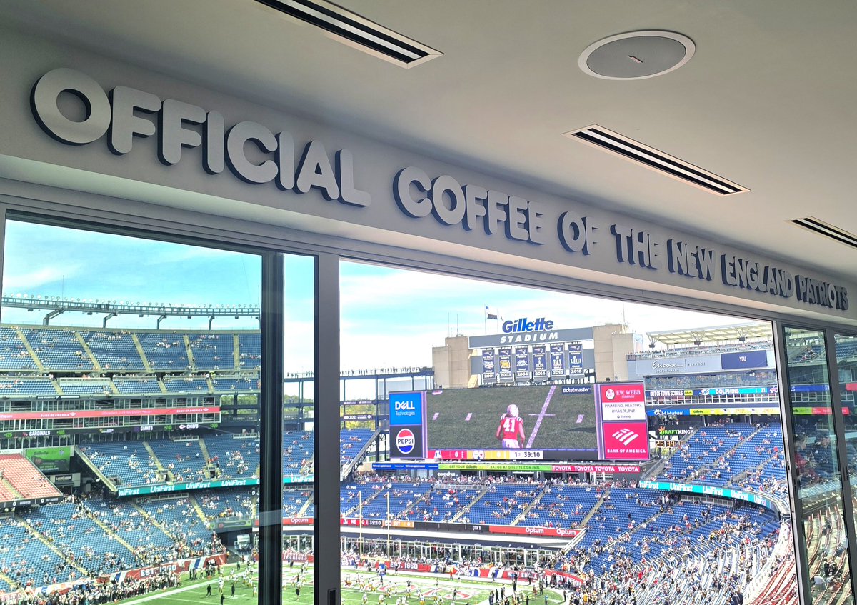 Thanks to <a href="/dunkindonuts/">Dunkin'</a> for the tickets to todays <a href="/Patriots/">New England Patriots</a> game. They did not win, the offense need to make less mistakes, but I enjoyed the afternoon with my grandsons.