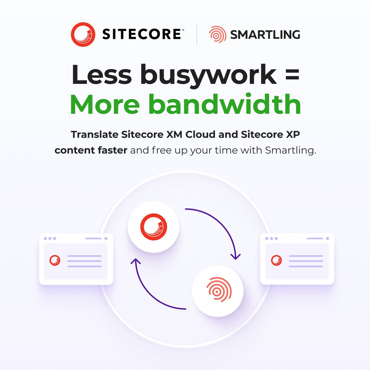 The Smartling Connector for Sitecore 🤝 No-stress localization 

You deserve translation tools that make it easy to quickly deliver high quality multilingual experiences.

Stress less and translate more with the Smartling Connector for Sitecore 🙌

bit.ly/41rAwB9