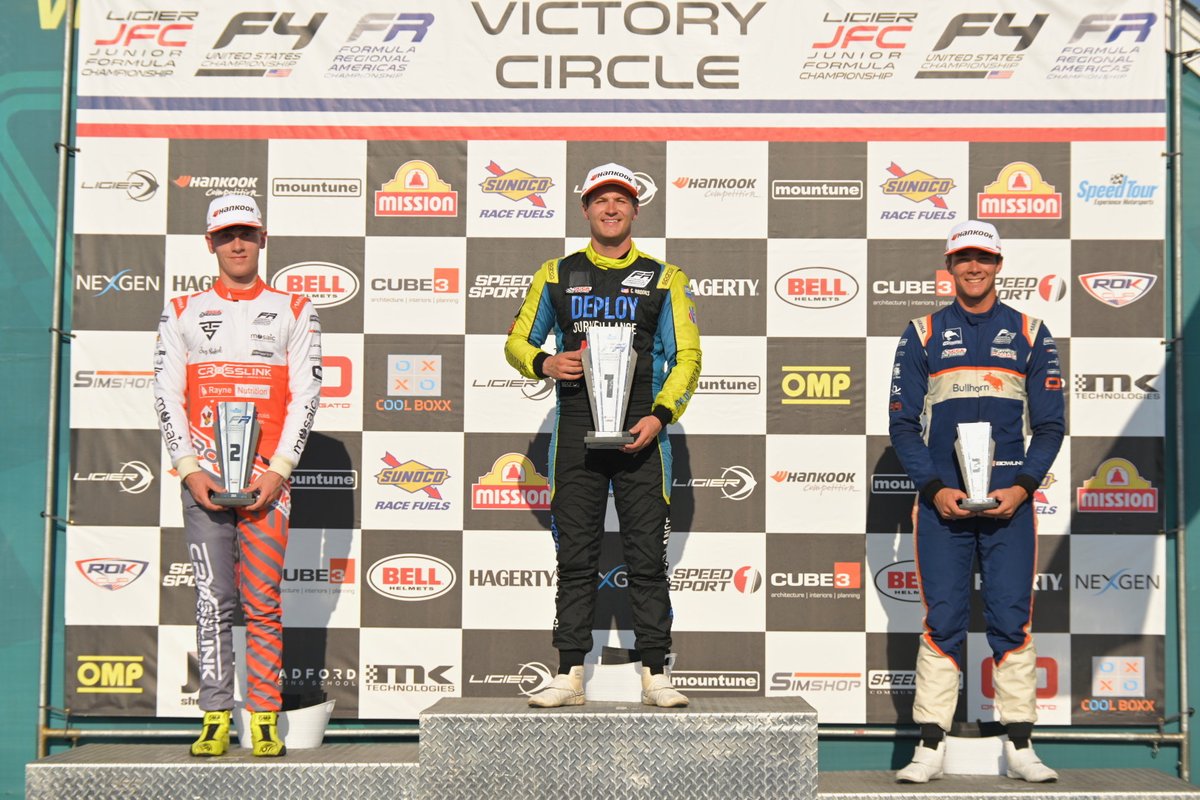 FR Americas (@framericas) on Twitter photo Your Race 2 Provisional Podium at @VIRnow
1️⃣ Christian Brooks | <a href="/NathanToneyDD/">ToneyDriverDevelopment</a>
2️⃣ @Titus_Sherlock | <a href="/CrosslinkMTSP/">Crosslink Motorsports</a>
3️⃣ Jett Bowling | <a href="/kiwi_motorsport/">KiwiMotorsportNZ</a> Your Race 2 Provisional Podium at @VIRnow
1️⃣ Christian Brooks | <a href="/NathanToneyDD/">ToneyDriverDevelopment</a>
2️⃣ @Titus_Sherlock | <a href="/CrosslinkMTSP/">Crosslink Motorsports</a>
3️⃣ Jett Bowling | <a href="/kiwi_motorsport/">KiwiMotorsportNZ</a>