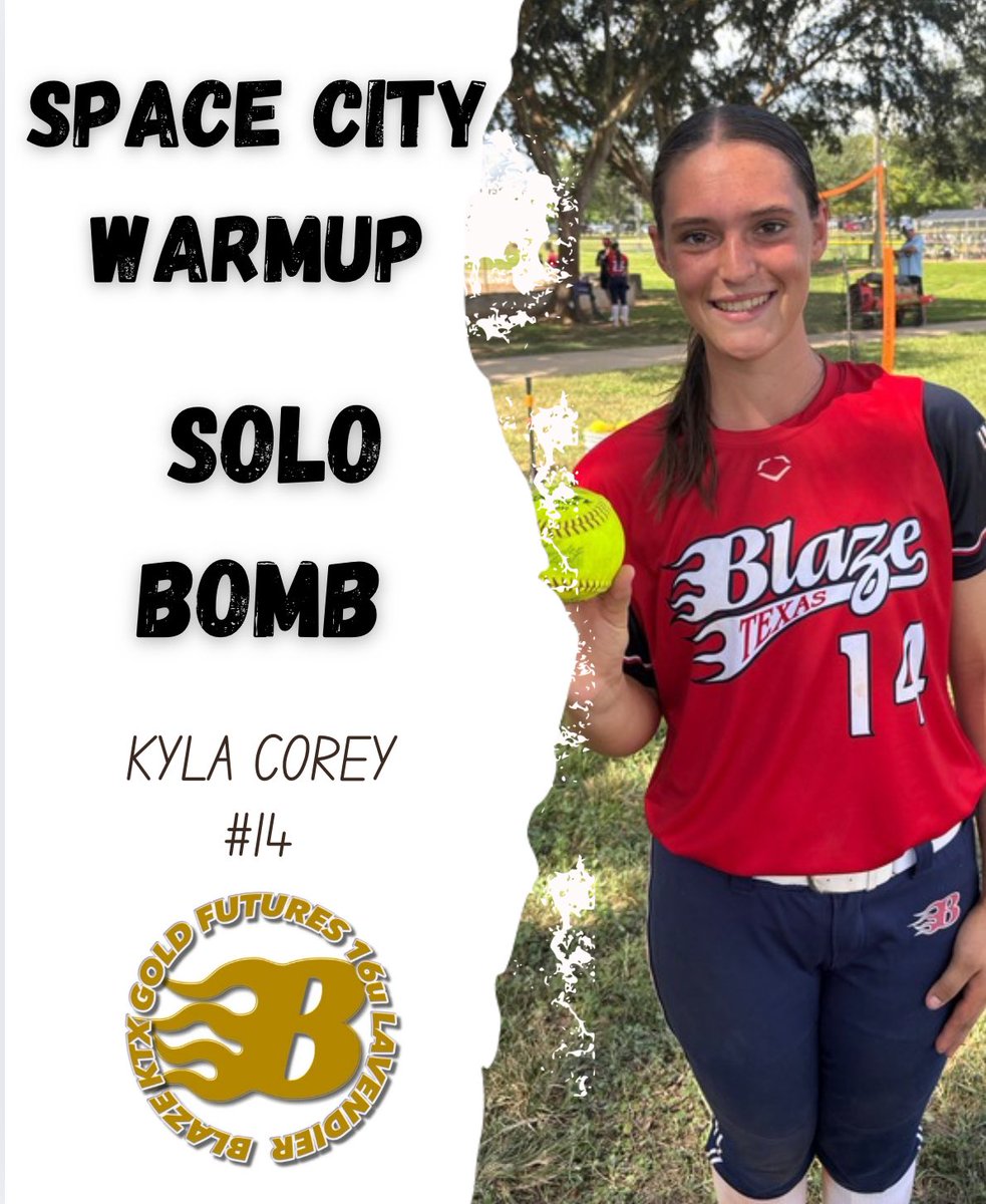 2028 Kyla Corey launched the first home run of the season! WAY TO GO KYLA!!! <a href="/BlazeFastpitch/">Texas Blaze</a> <a href="/KylaCorey2027/">Kyla Corey</a>