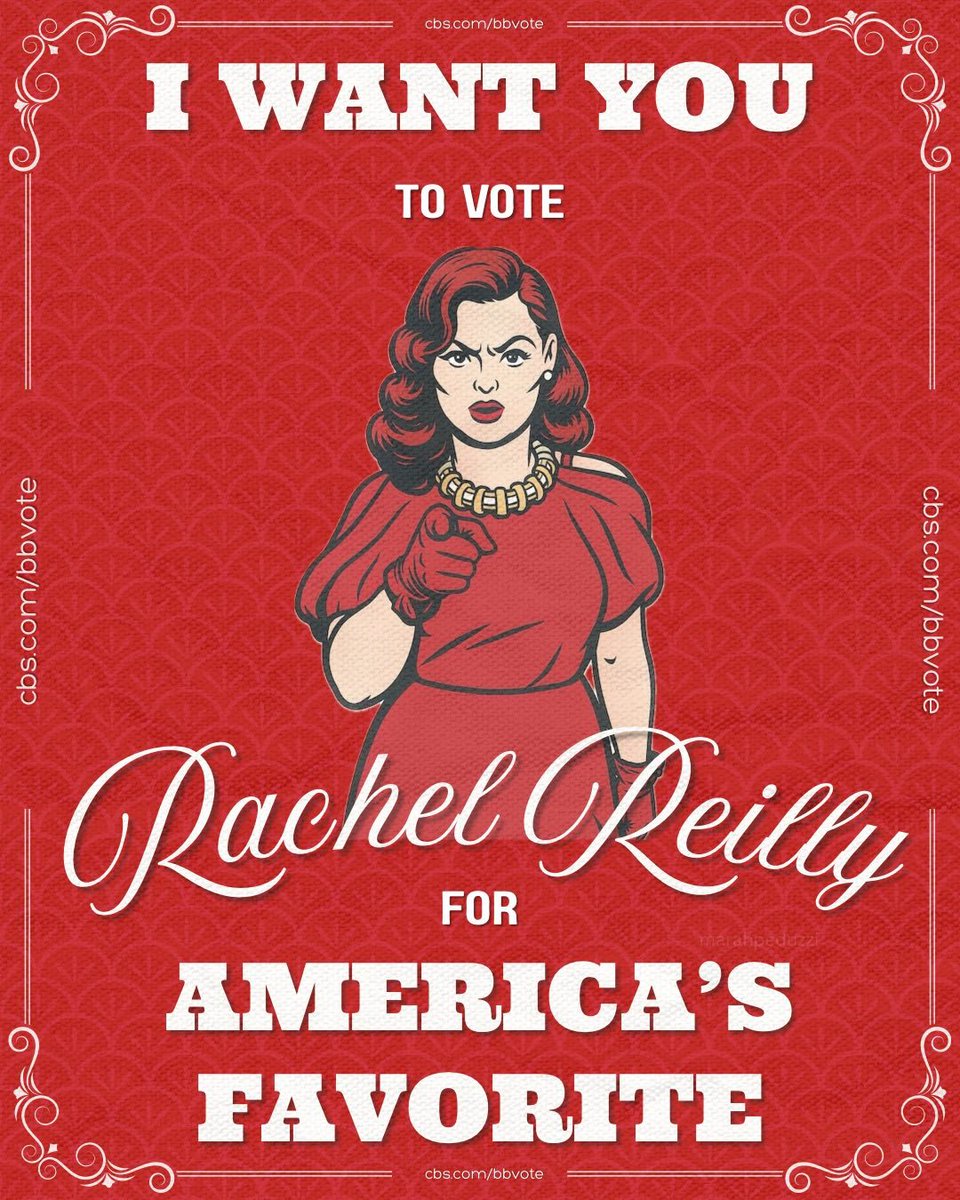 This is great!!! VOTE Rachel for America's Favorite Player on Big Brother #BB27
Credit: <a href="/marahpeduzzi_/">mar🫧</a>