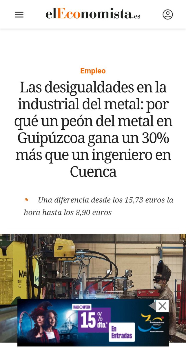 ¡No os lo vais a creer! Hace dos años denuncié en un hilo el mismo tema, pero parece ser que a la patronal de la industria le interesa repetirnos el mismo marco. Os cuento.

Ayer diferentes medios se hicieron eco de esta noticia titulando todos de esta forma sensacionalista 🧵👇
