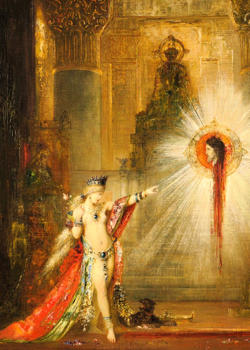 AlexandraSoro's tweet photo. "The Apparition" (1876-1877)
By Gustave Moreau. (1826-1898)🖌️🌹
French painter. https://t.co/qJwvsd4FTS