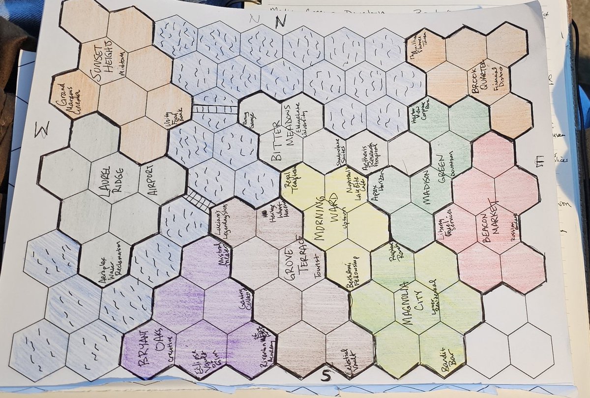 Just spent the morning reading my copy of ShadowCity.  This afternoon was spent with <a href="/2ofadventurers/">Merinus of Couple of Adventurers</a> making our ShadowCity map.   Just in time for Alennah season. 
<a href="/ChubbyFunsterGC/">Chubby Funster</a>