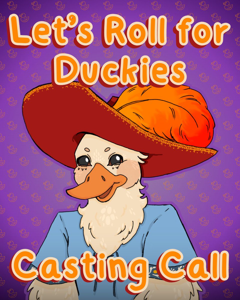A new campaign takes flight 🦆 Gilbert the Duck returns for Let’s Roll for Duckies! The Island of Druids awaits with chaos, magic &amp; mayhem.

🔗 Please apply here: docs.google.com/forms/d/e/1FAI…

#duckies #castingcall #dungeonsanddragons #dndcampaign