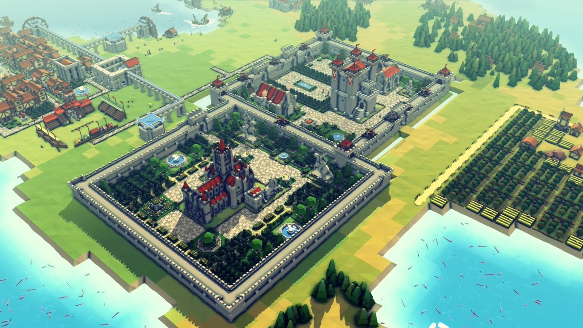 KingdomsCastles's tweet photo. A member of the community on Steam made this inspiring little creative-mode castle courtyard.
Great build! https://t.co/WVyLW1dOdq