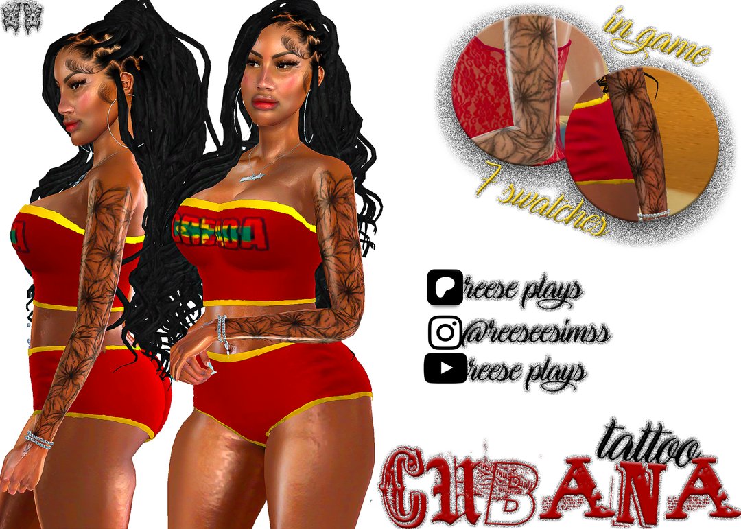 PlaysReese's tweet image. New tattoo out now: patreon.com/posts/cubana-s…
#sims4 #simscc #TheSims