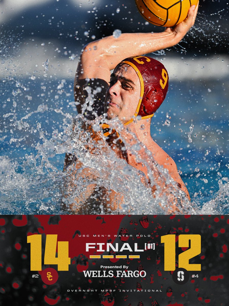 𝐎𝐕𝐄𝐑𝐓𝐈𝐌𝐄 𝐖𝐈𝐍! 😤
Trojans take third place at the Overnght MPSF Invite with a gutsy OT victory over Stanford!
#FightOn ✌️ | @wellsfargo