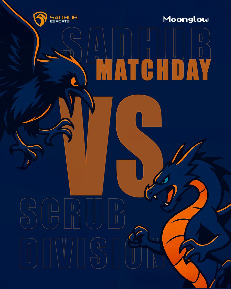 SadHubEsports's tweet photo. MATCHDAY 🦅
SadHub Esports vs Scrub Division
⏰ 6:00 p. m. (COL)
📺 https://t.co/uvdgqwUS6g
#BeSAD
#Valorant #GansitoGamingHub #SadHubEsports #MoonglowEsports https://t.co/5CwgTF9XCI