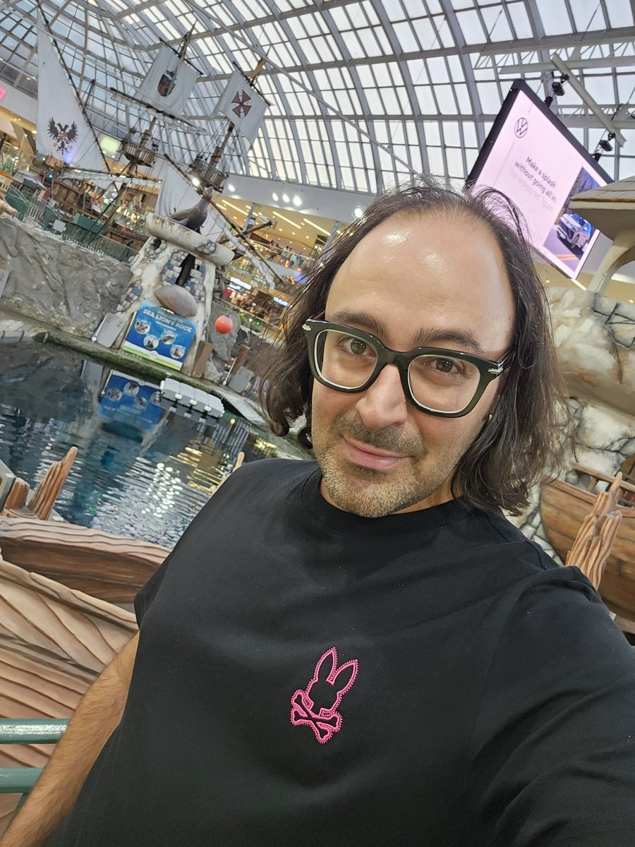 Quick stop at the West Edmonton Mall before a show in Lac La Biche, Alberta!