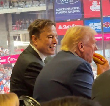 The Charlie Kirk Memorial has brought childhood friends President Trump and Elon together again.  It warms my heart to see Elon back in the dignified graces of our King.