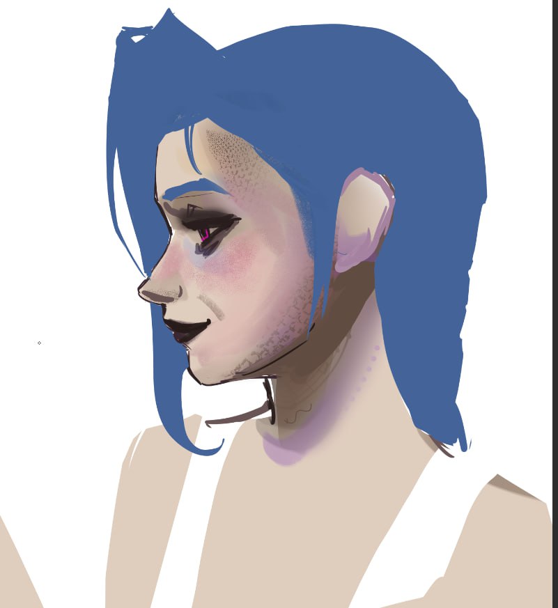 Late night doodle #jinx #LeagueOfLegends #rkgk