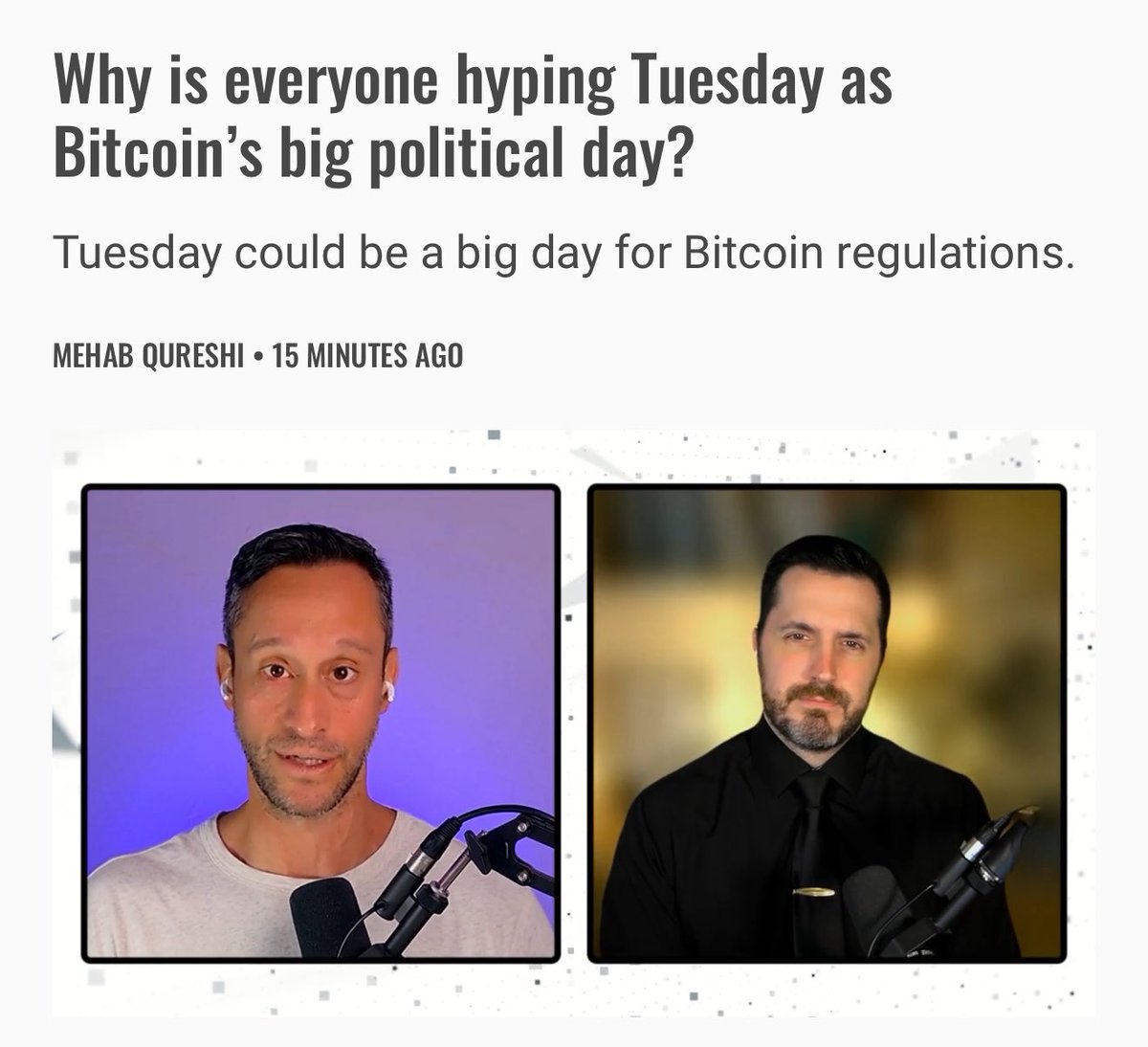 All eyes on Tuesday.