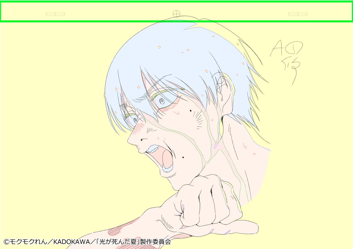 ひかなつ１２話の作監修正です🌊※掲載許可済み
限られた期間でしたが原画様の上がりが素晴らしく、自分の引き出しにない表情も沢山描けて勉強になりました🙇
物凄く感情移入しながら作業してたので繰り返し見て頂けたら嬉しいです！
#ひかなつアニメ