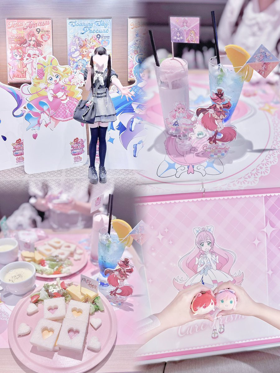 ꒰プリキュア×タワーレコードカフェ꒱

タワレコカフェ行ってきました！！店内プリキュアだらけでとってもかわいくて幸せ空間でしたT꒳​T💘💘🎶
その後映画も駆け込んでしっかり大泣きしました笑