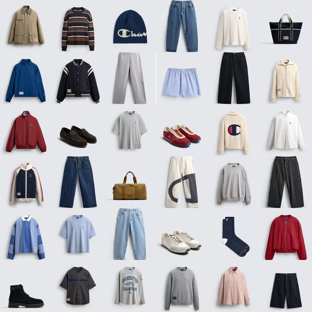 Champion® x Zara コラボコレクションが国内オンライン発売開始
