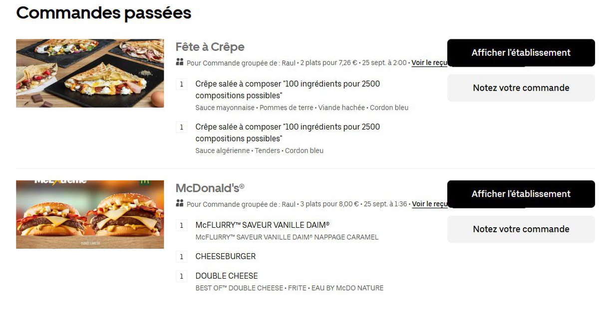 UberCheap_'s tweet image. 🔥 Profitez de -50% sur tout Uber Eats 🔥
👉 Que ce soit pour vos courses ou vos restos, l’offre s’applique partout !
✅ 100% légitime, aucune arnaque ni refund
✅ Aucun risque pour les restaurants ou les livreurs
🍴 Des économies garanties en toute sérénité
⚡ Commandez dès…