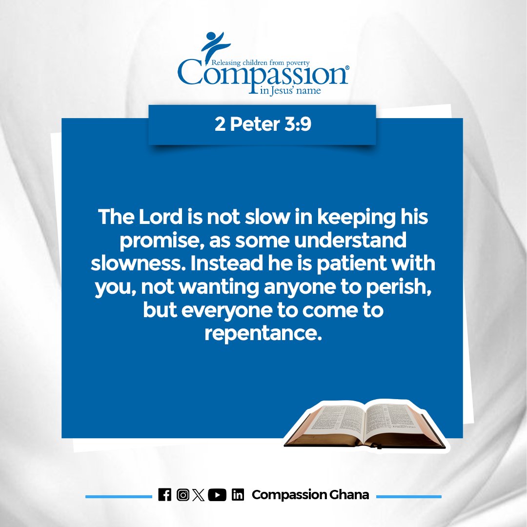 Compassionghan2's tweet image. What may seem like a delay in God’s promises—especially regarding judgment or Christ’s return—is actually a display of divine patience. God is giving us the time and opportunity to turn to Him. He is deeply invested in seeing lives changed and souls saved. This verse reveals the…