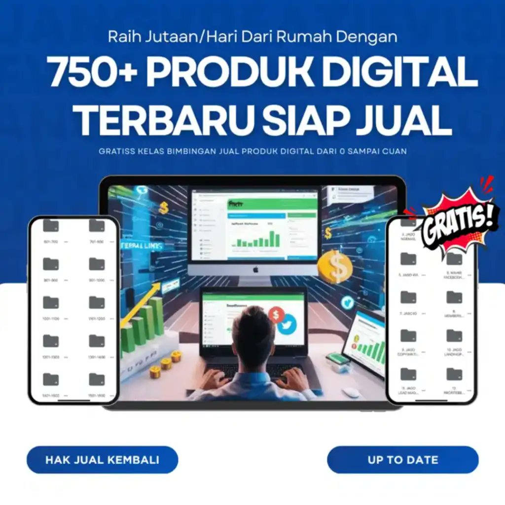 ignatiushw's tweet photo. 𝗬𝗮𝗻𝗴 𝗞𝗮𝗺𝘂 𝗗𝗮𝗽𝗲𝘁𝗶𝗻 𝗞𝗮𝗹𝗼 𝗕𝗲𝗹𝗶 𝗛𝗮𝗿𝗶 𝗜𝗻𝗶!
📘 Panduan Lengkap 5 Hari Cuan dari Produk Digital
💰 Formula Rilis Produk Digital Tanpa Produk Sendiri
💸 750+ Produk Digital Siap Jual
https://t.co/ZouMmAIcZ1 https://t.co/CRv00CfaFH