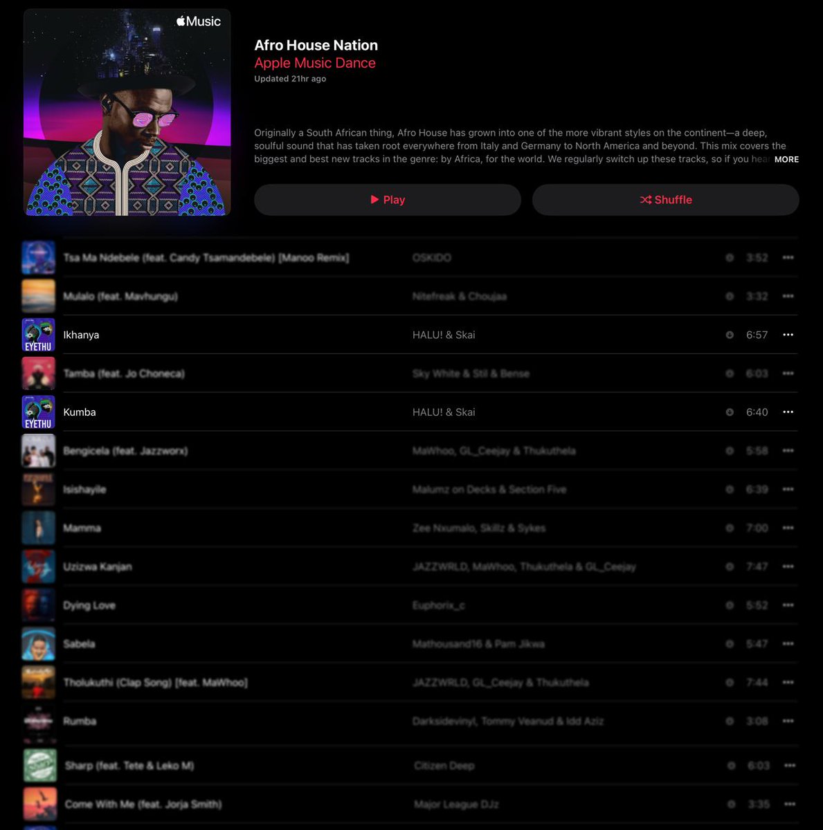 PBlackAfrica's tweet image. @LoloSkai and @callmehalu's 'Ikhanya' has been added to New Music Daily, Isgubhu and Afro House Nation on @AppleMusic. 

Keep showing love to 'Ikhanya' and the Eyethu EP, which is available on all digital patforms 

youtube.com/watch?v=VYVjjM…

#AfroHouse #Eyethu #Ikhanya