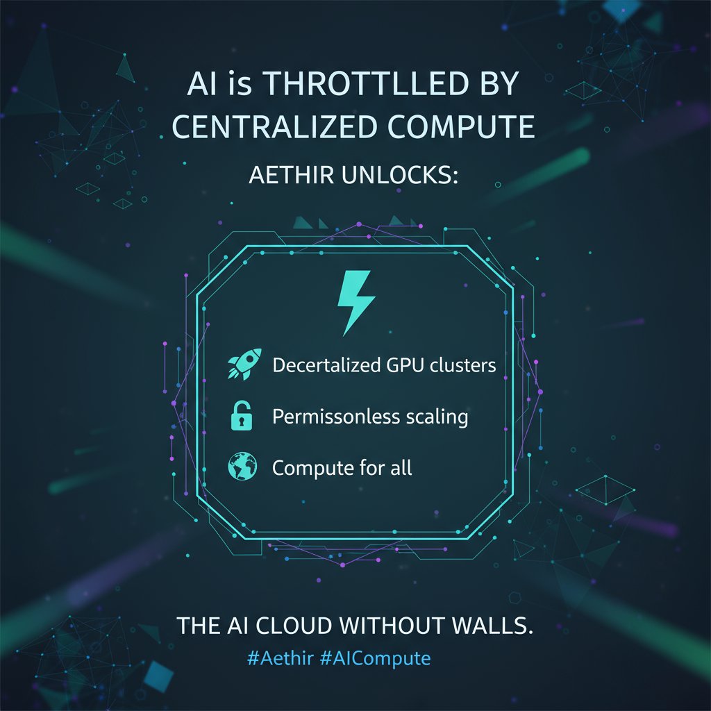 elessardarken's tweet image. @AethirCloud  = the decentralized cloud for AI &amp;amp; gaming.
⚡ GPU sharing at scale
🎮 AI &amp;amp; gaming infra on demand
🌍 Edge-powered, global distribution
The Airbnb of compute.
#Aethir #DecentralizedCloud