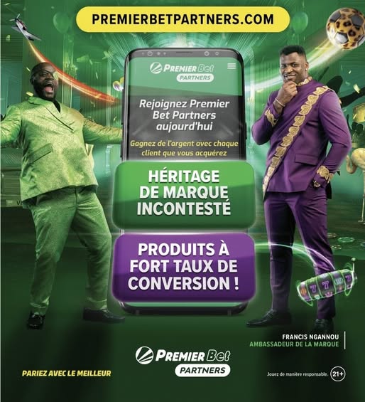 PremierBetCM's tweet image. 🤔 Et si tu pouvais gagner de l'argent juste en partageant ton code promo ?

🤩 Une opportunité est là... Es-tu prêt à transformer tes contacts en argent 💰 ?

#PremierBetCM  #Affiliation