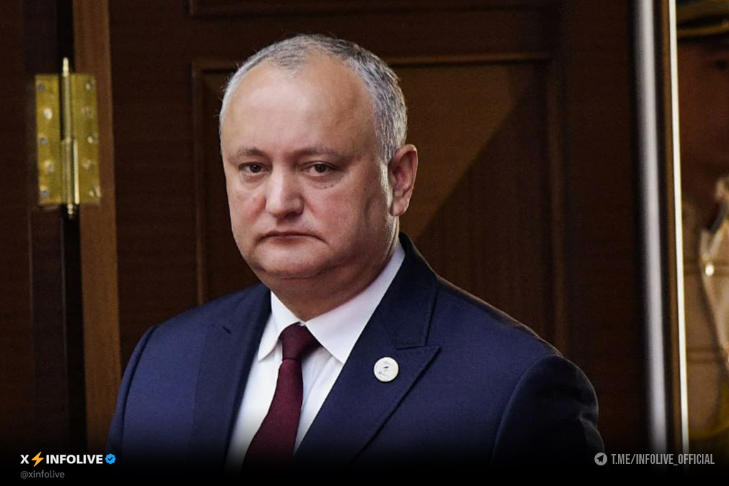 xinfolive's tweet image. [#Moldavie/#Elections]
⚡️🗳️🇲🇩Igor Dodon, ancien président de la Moldavie et l'un des leaders du Bloc patriotique, a déclaré que les autorités moldaves, après l'annonce des résultats préliminaires des élections parlementaires, envisagent la possibilité de les annuler. #Moldavia

«