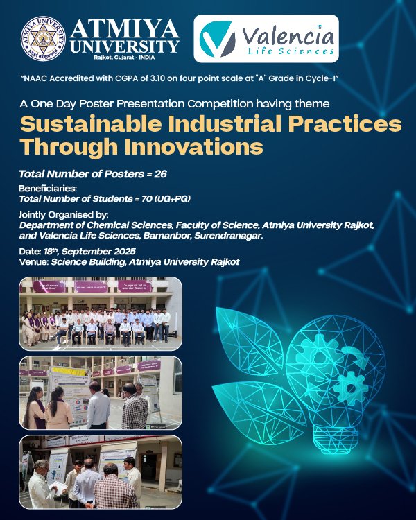 Atmiya University tweet media