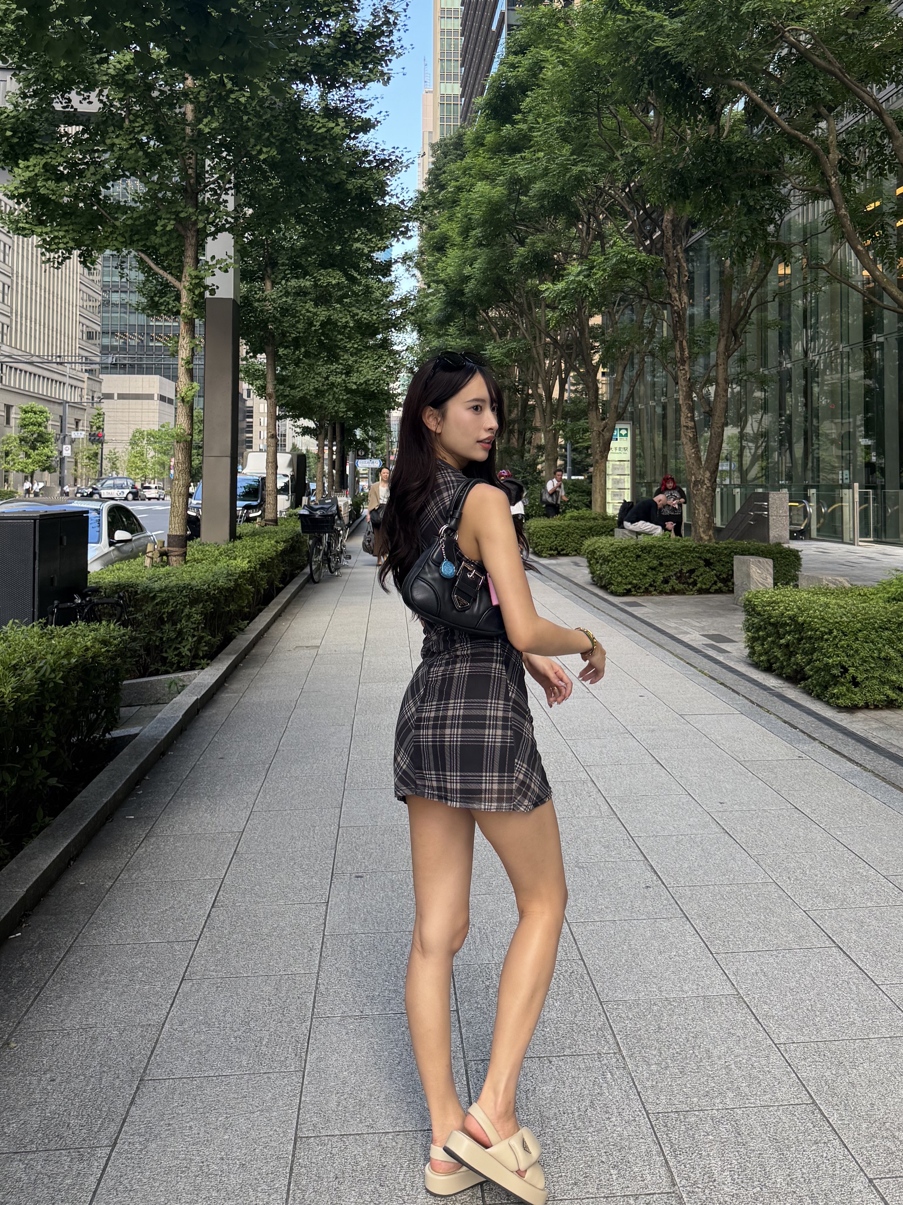 なっつん 本革センタージップハイカットスニーカー （グレー