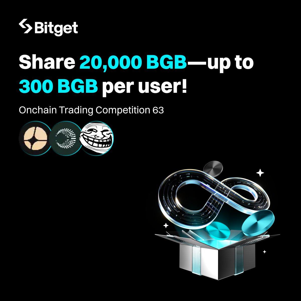 BitgetIndia's tweet image. #BitgetOnchain Trading Competition 63 ⚡

Trade $XPL, $ASTER &amp;amp; $TROLL and win from 20,000 $BGB!

📅 Until – Sep 29, 4:29 PM (IST)
👉 Register: bitget.site/events/onchain…

🔹 Top traders by volume can earn up to 500 BGB each!

@PlasmaFDN
@Aster_DEX
@trololol_io

#Crypto