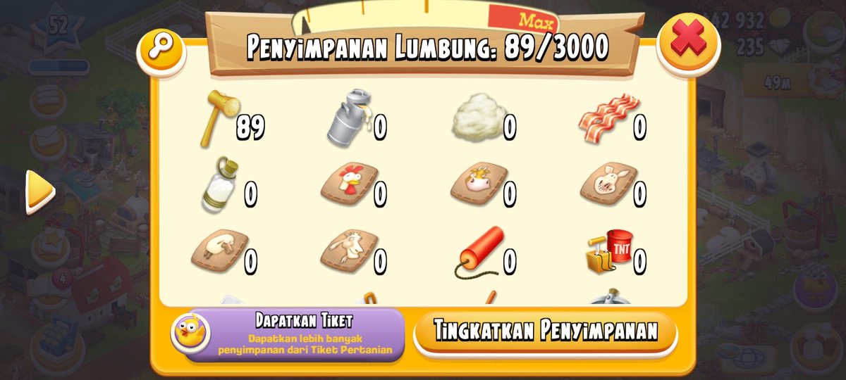 bubibucat's tweet image. WTS 89 pcs martil 3200
WTS Akun gudang kosongan hayday Level 52
Barn 3000
Silo 825

Harga 65k

#hayday #seller